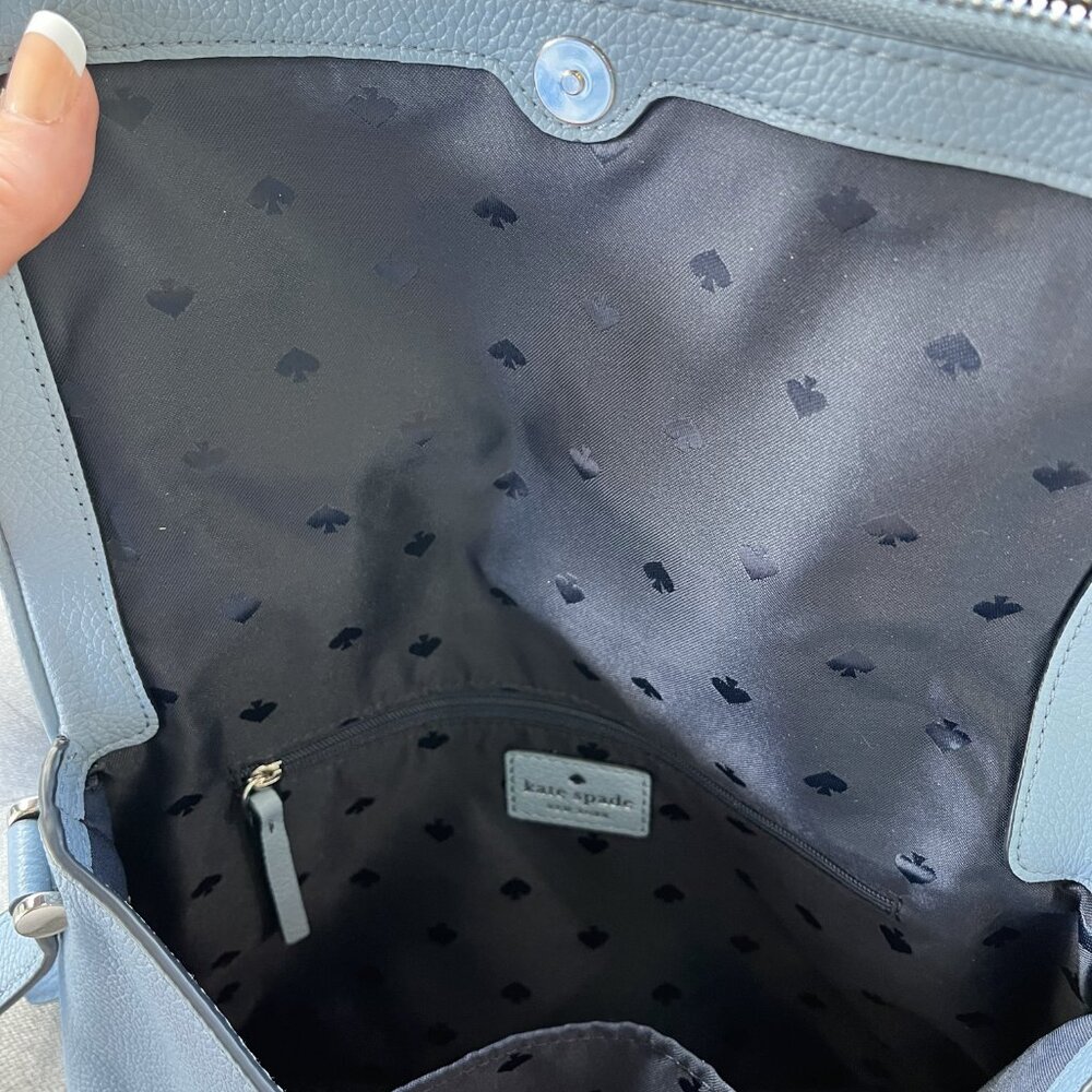 Kate Spade Blue Chester Street Annalise Crossbody Purse Handbag Pocketbook, NEW - Picture 7 of 14